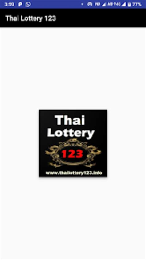 thai lottery 123|Thai Lottery .